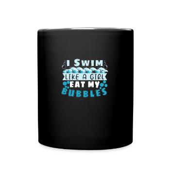 Natation Drôle Natation Nageur Nageur Citations - Mug uni - noir - Devant