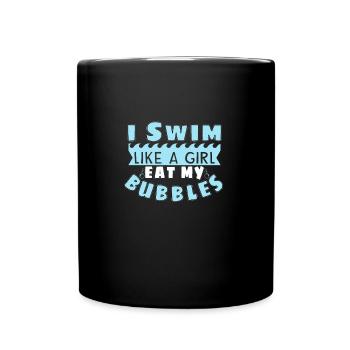 Natation Drôle Natation Nageur Nageur Citations - Mug uni - noir - Devant