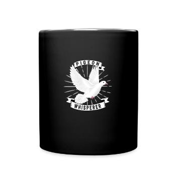 Pigeon Pigeon Racing Pigeon Racer Pigeon Keeper - Full Colour Mug - black - Front