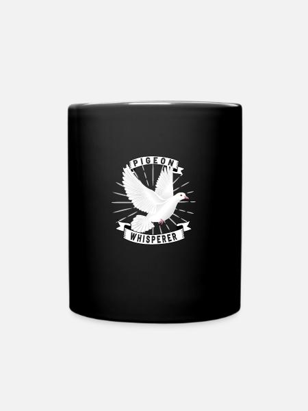 Pigeon Pigeon Racing Pigeon Racer Pigeon Keeper - Tasse einfarbig - Schwarz