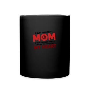 Down Syndrom Down Syndrom Bewusstsein Geschenkidee - Tasse einfarbig - Schwarz - Vorne