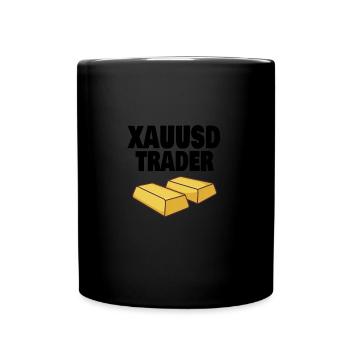 Gold Trader Forex Trader XAUUSD Trader - Tasse einfarbig - Schwarz - Vorne