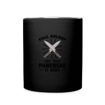 Type 1 Diabetes funny Diabetic Diabetes Gift Idea - Full Colour Mug - black - Front