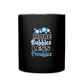 Soap production Soap bubbles - Full Colour Mug - black - Front