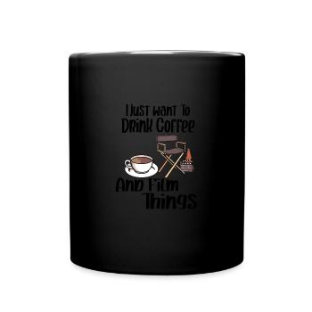 writer producer actor director filmmaker Coffee - Full Colour Mug - black - Front