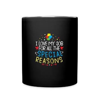 L’enseignant de l’enfance en difficulté a accéléré l’inclusion des enseignants - Mug uni - noir - Devant