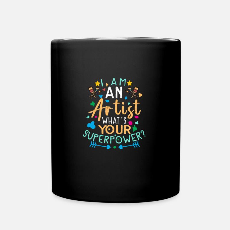 Künstler Malerei Maler Kunst Malen Kunstlehrer - Tasse einfarbig - Schwarz
