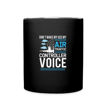 Service de vol du contrôleur de la circulation aérienne - Mug uni - noir - Devant
