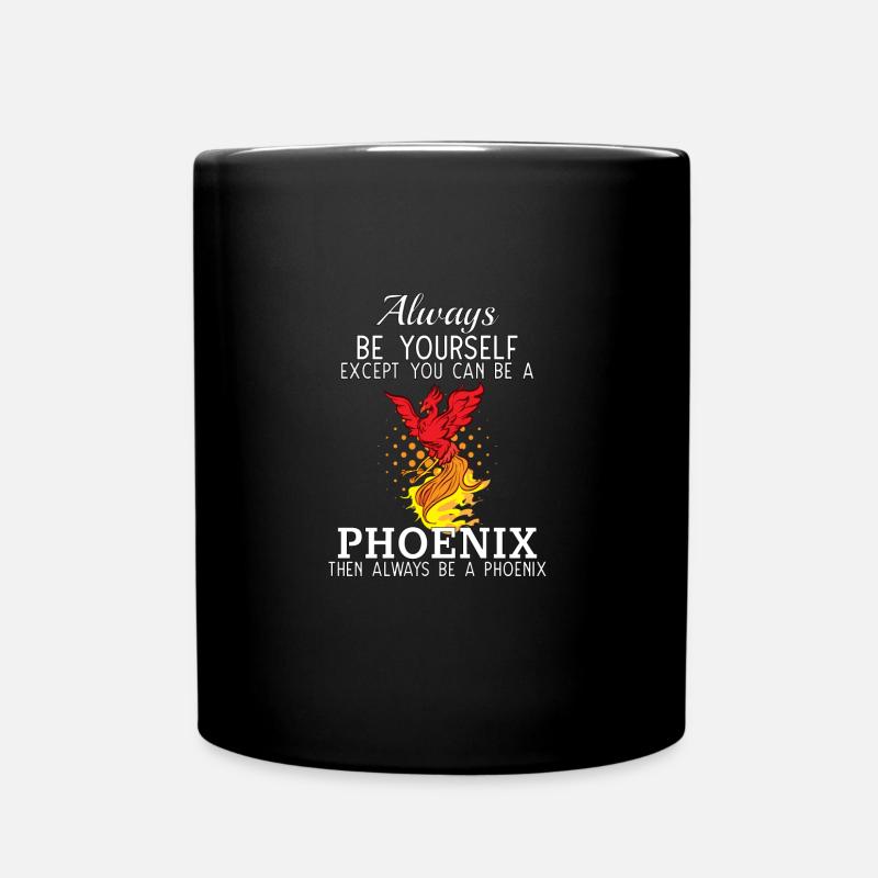Phoenix Bird Mythical Creature - Tasse einfarbig - Schwarz