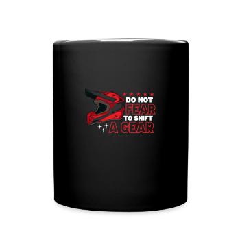 Dirt Bike Dirt Bike Reiten Motocross Dirt Biken - Tasse einfarbig - Schwarz - Vorne