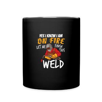 Welder Funny Funny Welding Gift - Tasse einfarbig - Schwarz - Vorne