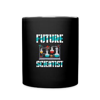 Zukünftiger Wissenschaftler Science Geek Chemiker Sciencegeek - Tasse einfarbig - Schwarz - Vorne