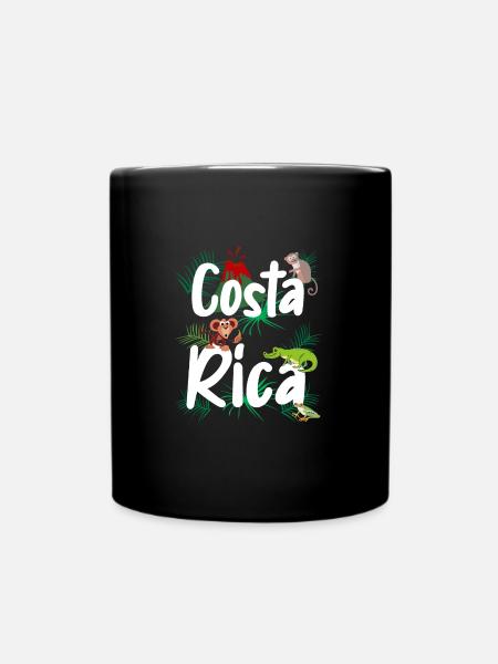 Costa Rica Travel, Costa Rica Vacances, Costa Rica - Mug uni - noir