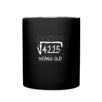 Nerd 65 Birthday present - Tasse einfarbig - Schwarz - Vorne