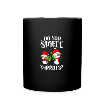 Père Noël Bonhomme de neige Vacances - Mug uni - noir - Devant