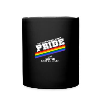 Que se passe-t-il à la Gay Pride Funny - Mug uni - noir - Devant