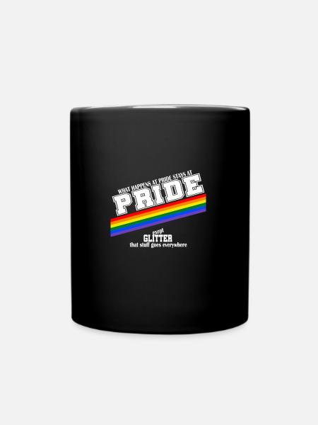 Que se passe-t-il à la Gay Pride Funny - Mug uni - noir