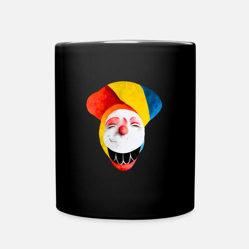 Clown Abstract - Full Colour Mug - black