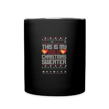 C’est mon vilain design de Noël - Mug uni - noir - Devant