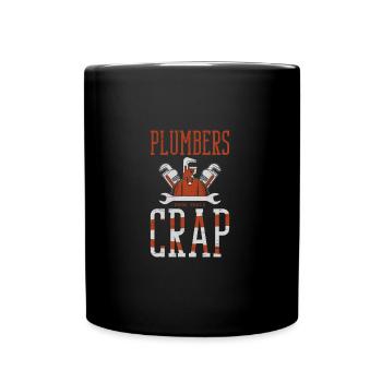 Les plombiers connaissent leur agent d’entretien - Mug uni - noir - Devant