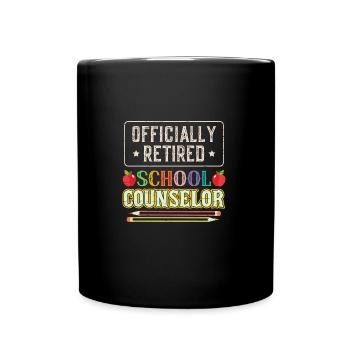 Offiziell pensionierter Schulberater - Tasse einfarbig - Schwarz - Vorne