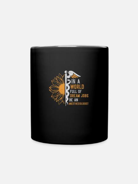 Operationssaal Krankenhausarzt - Tasse einfarbig - Schwarz
