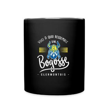 un bogosse clermontois rugby clermont humour - Mug uni - noir - Devant