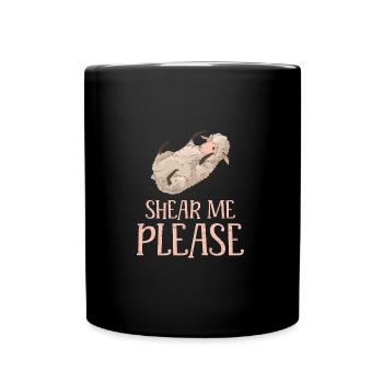 Livestock Herd Farm Wool Animal - Full Colour Mug - black - Front