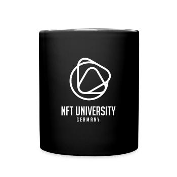 THE NFT UNIVERSITY - white - Tasse einfarbig - Schwarz - Vorne