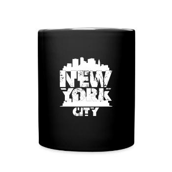 new york - Mug uni - noir - Devant