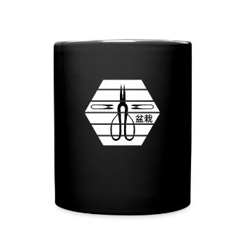 BONSAI Yamadori Nebari Bonsai Master Bonsai Zone - Full Colour Mug - black - Front