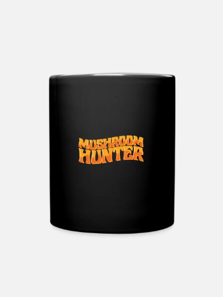 MUSHROOM HUNTER - Full Colour Mug - black