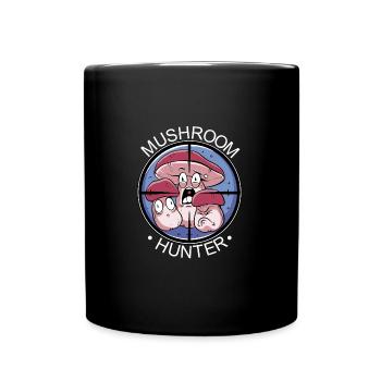 MUSHROOM HUNTER - Tasse einfarbig - Schwarz - Vorne