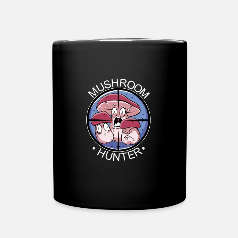 MUSHROOM HUNTER - Tasse einfarbig - Schwarz