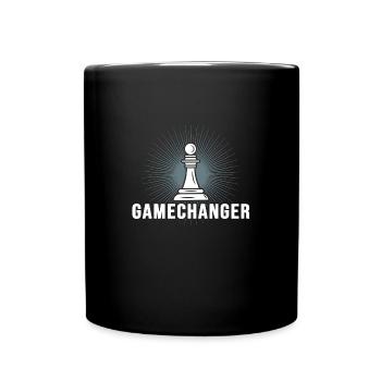 Chess Checkmate Shakhty with pawn - Full Colour Mug - black - Front