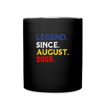 Legend since 2005 August - Tasse einfarbig - Schwarz - Vorne