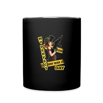 Der Tag Ist Perfekt Mit Anime Gaming Niedlichen - Tasse einfarbig - Schwarz - Vorne