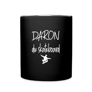Daron du skateboard t-shirt homme - Mug uni - noir - Devant
