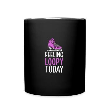 Patins à poinçonnage artistique - Mug uni - noir - Devant