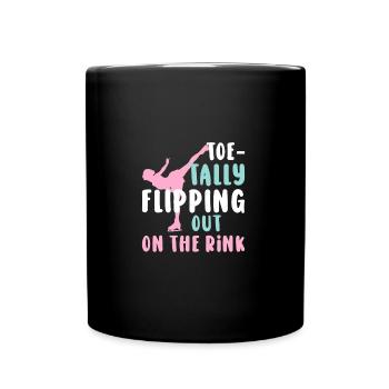 Eislauffigur Skating Punschlittschuhe - Tasse einfarbig - Schwarz - Vorne