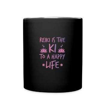 Maître Reiki Chakra Spirituel Holistique - Mug uni - noir - Devant