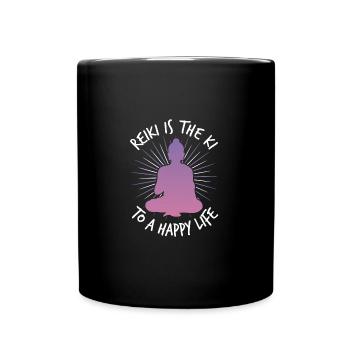 Maître Reiki Chakra Spirituel Holistique - Mug uni - noir - Devant