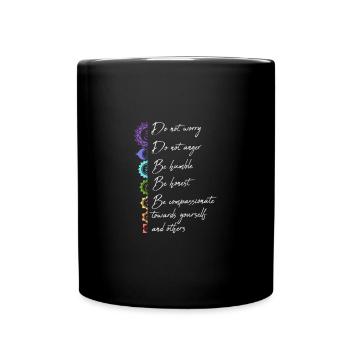 Maître Reiki Chakra Spirituel Holistique - Mug uni - noir - Devant
