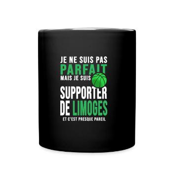 basketball supporter club basket ball limoges - Mug uni - noir - Devant