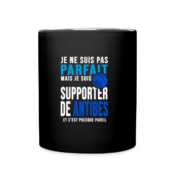 basketball supporter club basket ball Antibes - Mug uni - noir - Devant