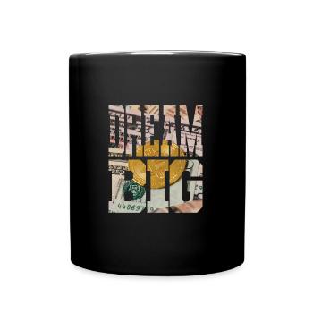 DREAM BIG - Tasse einfarbig - Schwarz - Vorne
