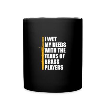 Bassoon player Bassoonist marching band - Full Colour Mug - black - Front