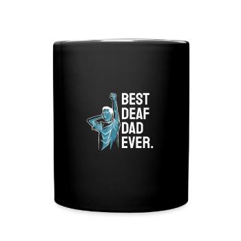 Fierté sourde Malentendants - Mug uni - noir - Devant