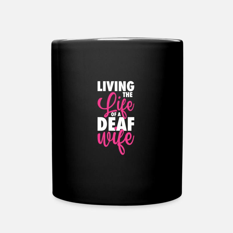 Fierté sourde Malentendants - Mug uni - noir