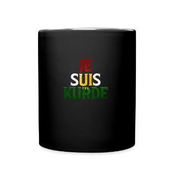 Je Suis Kurde - Tasse einfarbig - Schwarz - Vorne